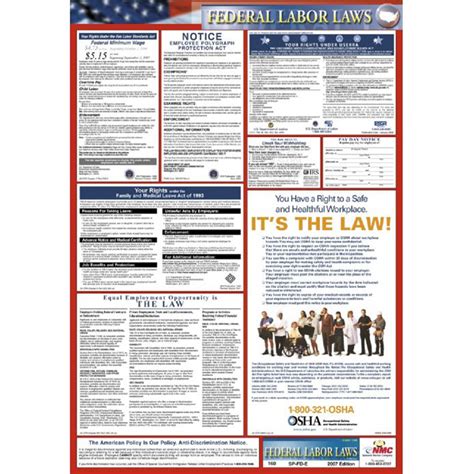 printable federal labor law posters