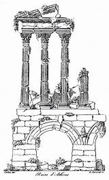 Roman Ruin Antonin Cabinetmagazine Credit sketch template