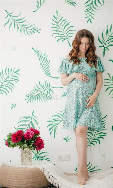 Beauty Pregnant Woman Pregnant Belly Beautiful Pregnant Woman