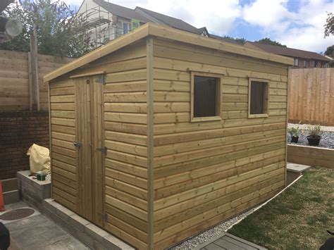 pent shed shed outdoor structures timber
