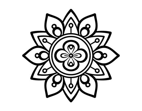 mandala lotus flower coloring page coloringcrewcom