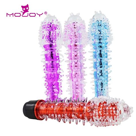 Mojoy 7 Inch Waterproof Finger Vibrator Multi Speed Soft Tpe Clitoral