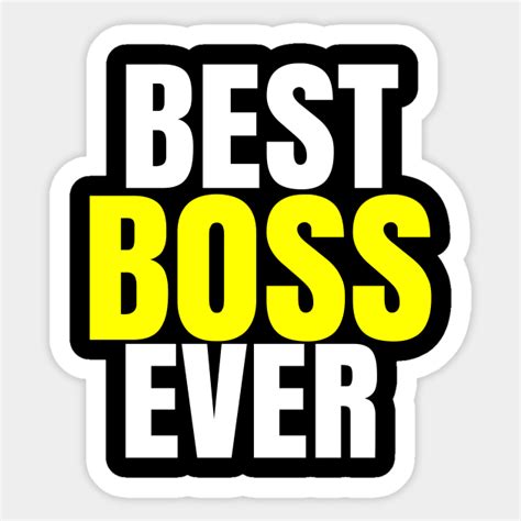 boss   boss  sticker teepublic