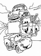 Mater Coloring Pages Cars Getcolorings Print sketch template