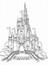 Kingdom Magic Castle Coloring Drawing Getdrawings sketch template