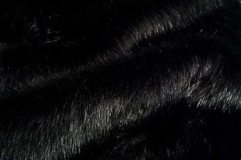 black mink faux fur fabric   metre  black fakefurshopcom