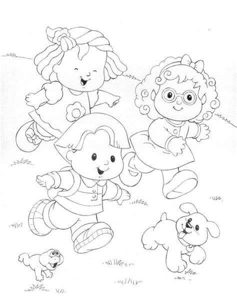 fisher price  people coloring pages