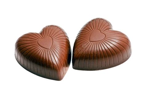 heart shaped chocolate candy stock image image