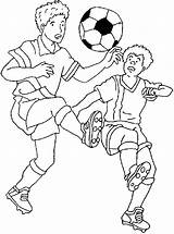 Coloring Pages Soccer Printable Kids sketch template
