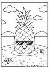 Pineapples Iheartcraftythings sketch template