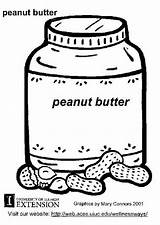 Peanut Butter Coloring Pages Large Edupics sketch template