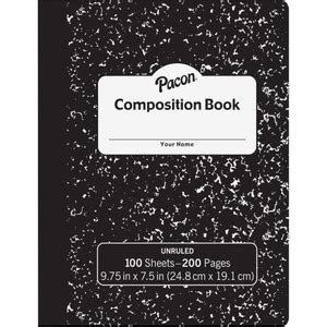 pacon unruled compositon book pacmmk shopletcom
