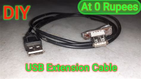 diy usb extension cable youtube