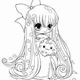 Coloring Pages Girl Cute Emo Girls Animal Anime Colouring Getcolorings Getdrawings Printable Color Animals Colorings Chibi Generous sketch template