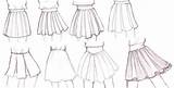 Manga Pleated Zeichnen Sailor Uniforms Klamotten нарисовать как аниме Visiter Cuerpo sketch template