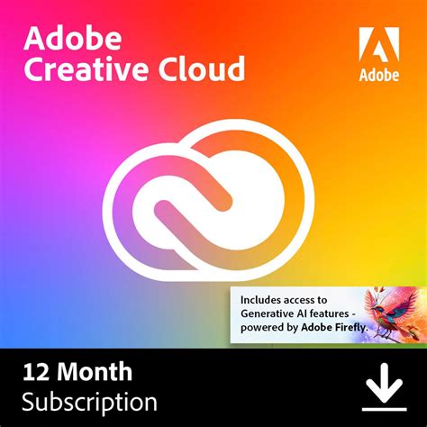 adobe creative cloud  month subscription