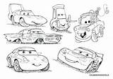 Coloring Mcqueen Cars Getdrawings Chick Pages sketch template