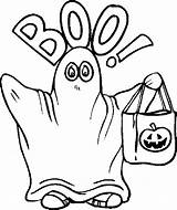 Halloween Coloring Pages Ghost Ghosts Coloriage Clip Printable Color Spoken Cliparts Para Colouring Dessiner Dessin Kids Scout Brownie Girl Joyeux sketch template
