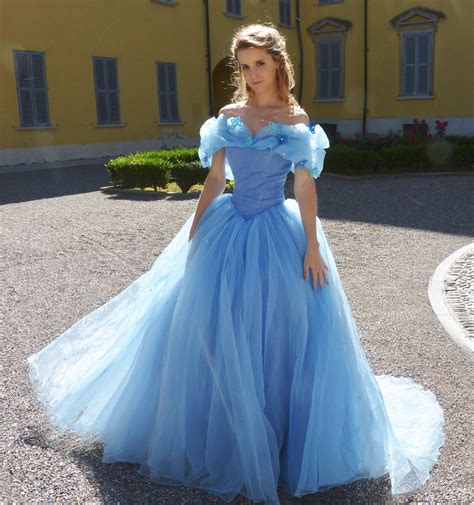 Cinderella Blue Ball Gown Halloween Costume Cosplay Etsy Cinderella