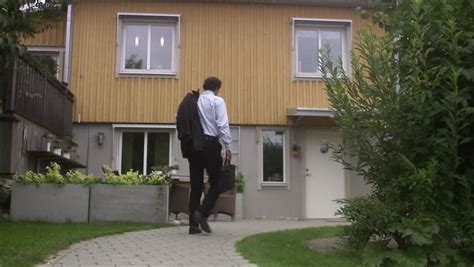 man walking   house stock footage video  shutterstock
