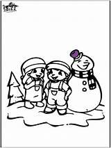 Neve Kleurplaat Pupazzo Sneeuwpop Malvorlagen Neige Schneemann Bonhomme Kleurplaten Schnee sketch template