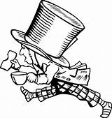 Mad Hatter Hat Coloring Big Too Top Pages Police Drawing Getdrawings Getcolorings Template sketch template