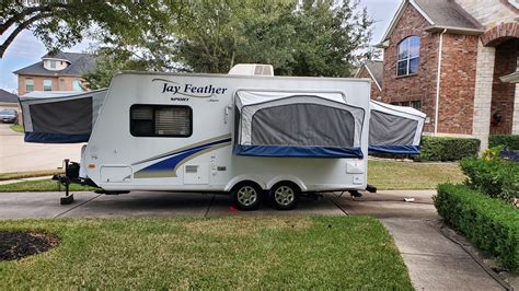 jayco jay feather ultra lite folding trailer rental  houston tx outdoorsy