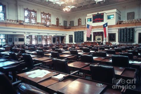 Vintage View Of The House Of Representatives Chamber The Texas State