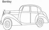 Bentley Coloring Car Kids Printable Pages Cars Studyvillage Print Outline sketch template