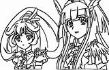 Glitter Force Coloring Pages Printable Templates Pretty Entitlementtrap sketch template