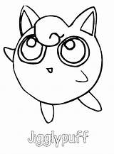 Jigglypuff Coloring Pages Pokemon Printable sketch template