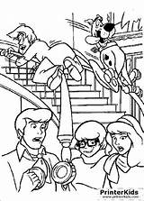 Scooby Doo Kolorowanki Coloriage Mystery Scoubidou Escalier Rampe Ausmalbilder Sammy Darmowe Druku Scoobydoo Staircase Pintar Malowanki Ugu Escaliers Bande Disegno sketch template