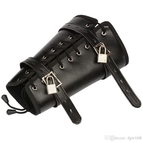 Leather Bondage Gear Fetish Slave Arm Binder Leg Body