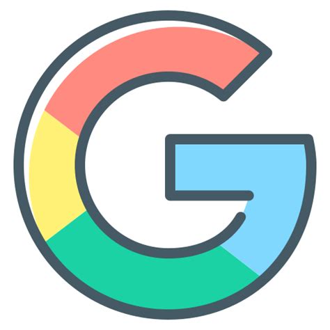 icono logo google en social media  logos