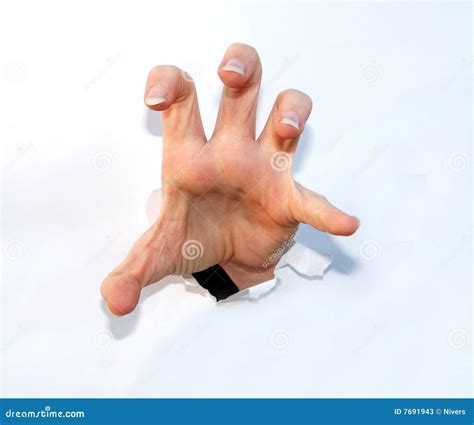 claw hand stock  image