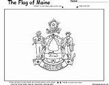 Maine sketch template