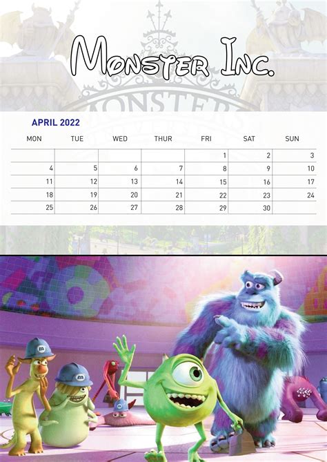 printable disney calendar  printable calendar