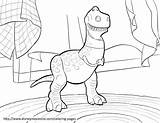 Toy Story Rex Coloring Pages Characters Indominus Drawing Getcolorings Buzz Woody Getdrawings Color Print sketch template