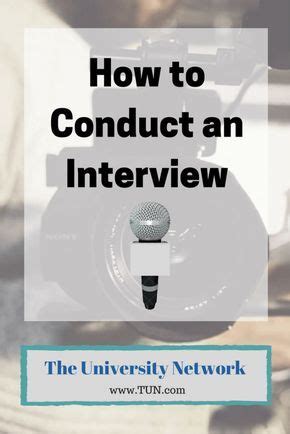 tips  conducting  interview  university network interview broadcast journalism