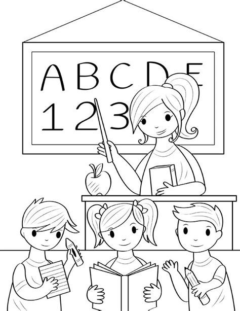 day  preschool coloring page printable  printable