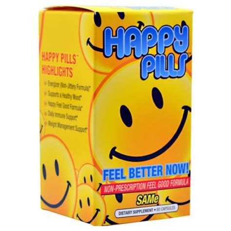 Brain Pharma Happy Pills 60 Caps Natural Anti Depressant