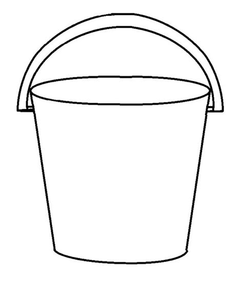 sand bucket template printable