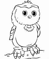 Owl Coloring Pages Snowy Owls Printable Baby Color Cartoon Worksheets Getcolorings Kids Sheets sketch template