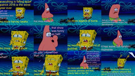 spongebob and patrick does nt like 2016 by funnytime77 on
