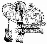 Montana Hannah Coloring Pages Miley Cyrus Printable School High Musical Print Disney Color Sheets Kids New2 Channel Girls Characters Everyone sketch template