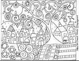 Karla Paesaggio Gerard Naif Pearltrees Colorir Incantato Colorato Hundertwasser Correlata Visiter Hooking Depuis sketch template