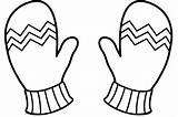 Coloring Gloves Pages Mittens Winter Christmas Choose Board Kids Books sketch template