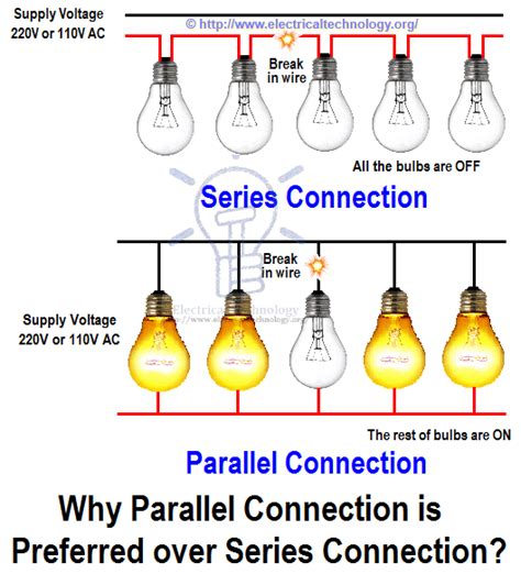 wire lights  parallel bulbs connection  parallel