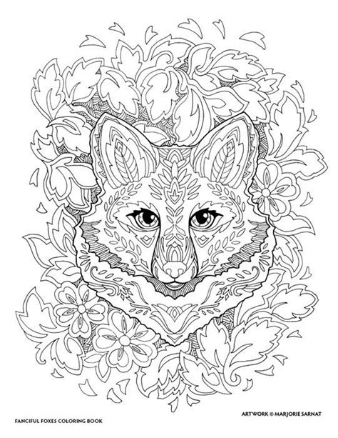 fox portrait mandala coloring pages animal coloring pages coloring