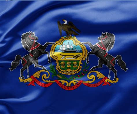 pennsylvania state flag states
